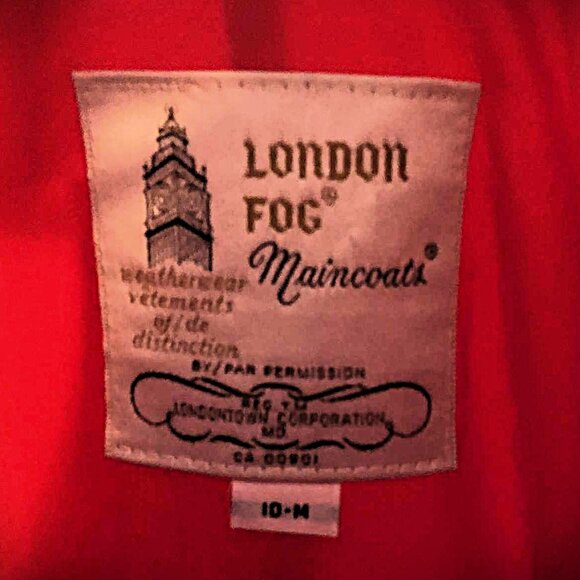 1970s Vintage London Fog Raincoat (L) - Picture 4 of 4